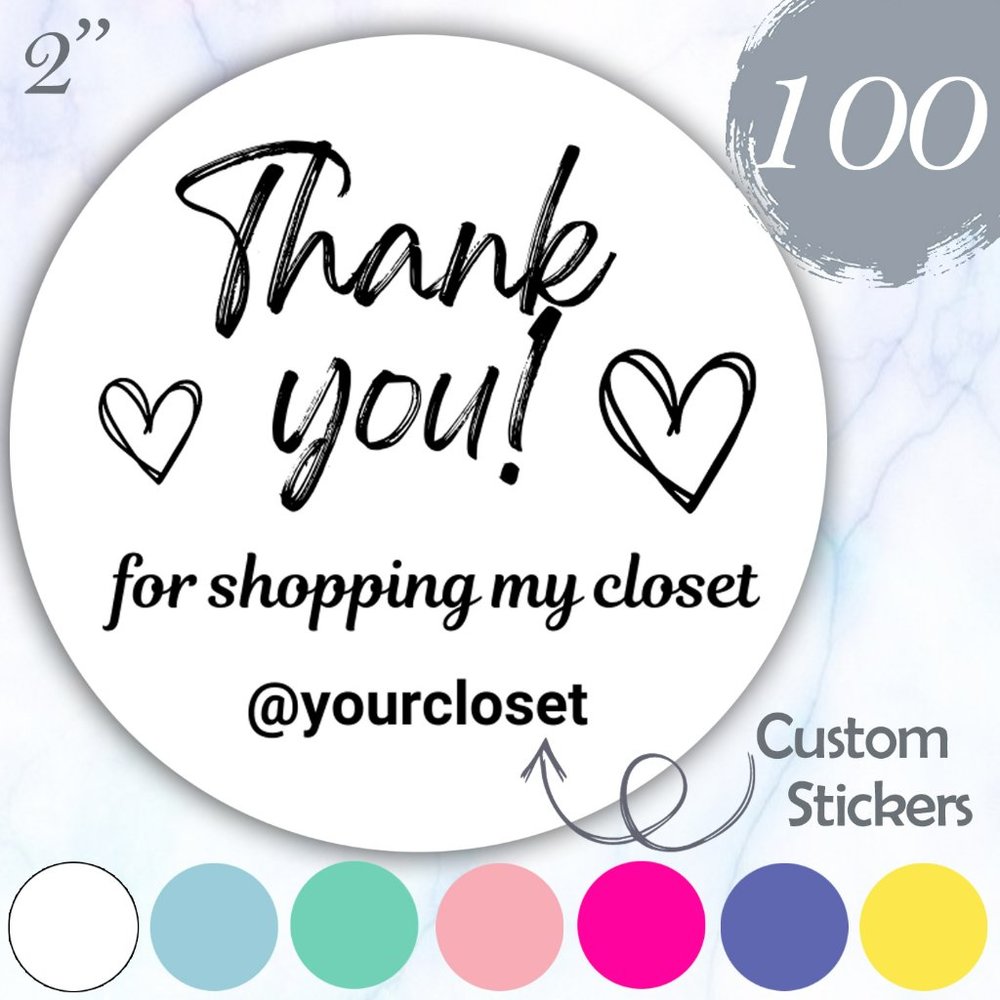 100 Thermal Stickers